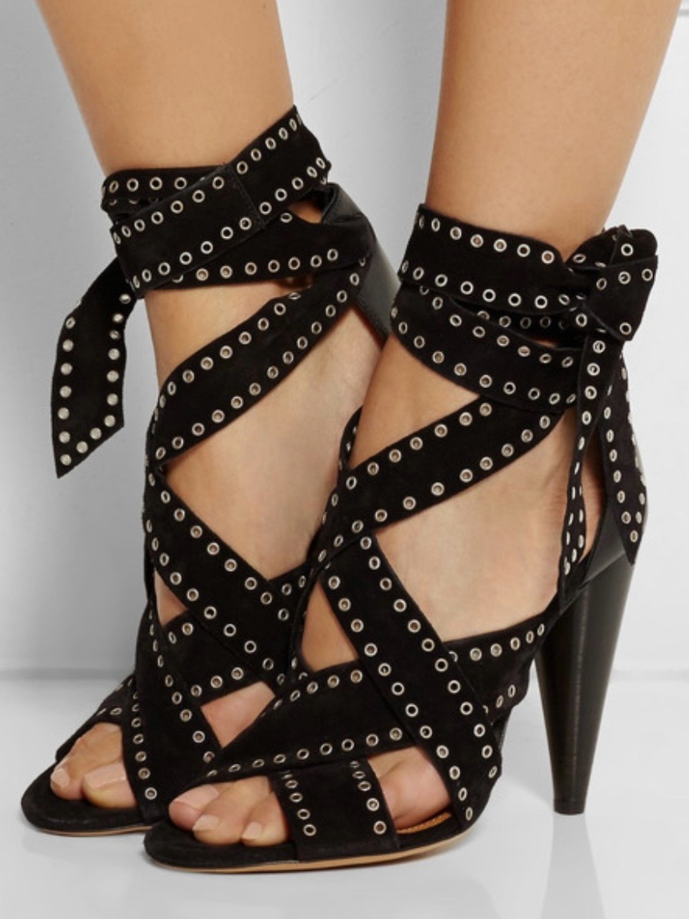 Isabel Marant grommet lace up sandals